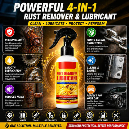 Rust Remover  Spray for Car & Bike (Pack of 2)| Multi-Purpose Rust Cleaner Spray for Metal Surfaces Instant Rust-Off & Protect Formula
